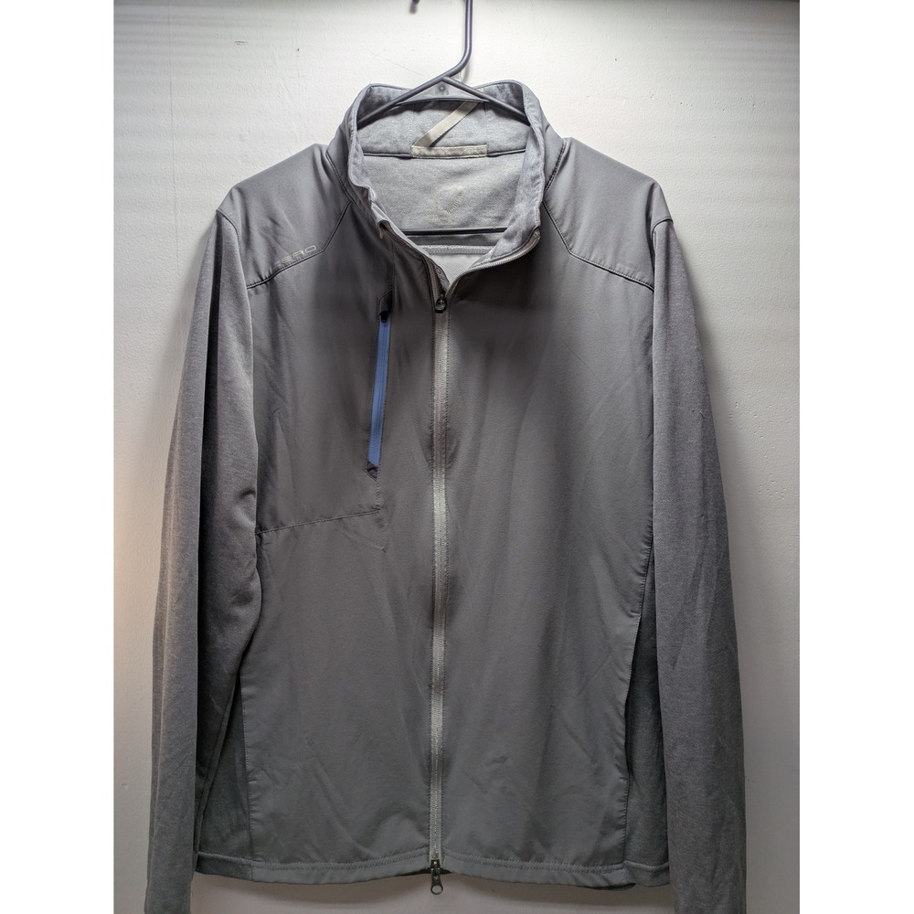 Zero Restriction Gray Full Zip Lightweight Jacket… - image 1